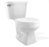 Inodoro redondo blanco 4.8  tulpan cato